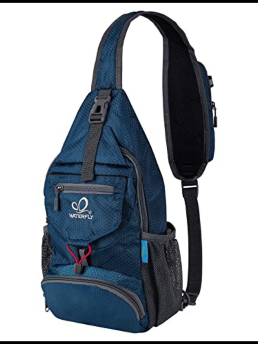 WATERFLY Packable Sling Backpack Lightweight Crossbody Bag Travel Daypack